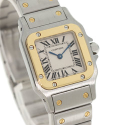 Cartier W20012C4 Santos Galbe SM Watch Stainless Steel SSxK18YG Women's CARTIER