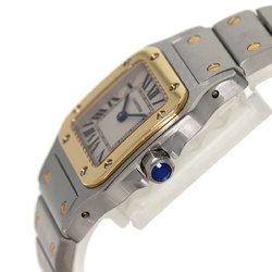 Cartier W20012C4 Santos Galbe SM Watch Stainless Steel SSxK18YG Women's CARTIER