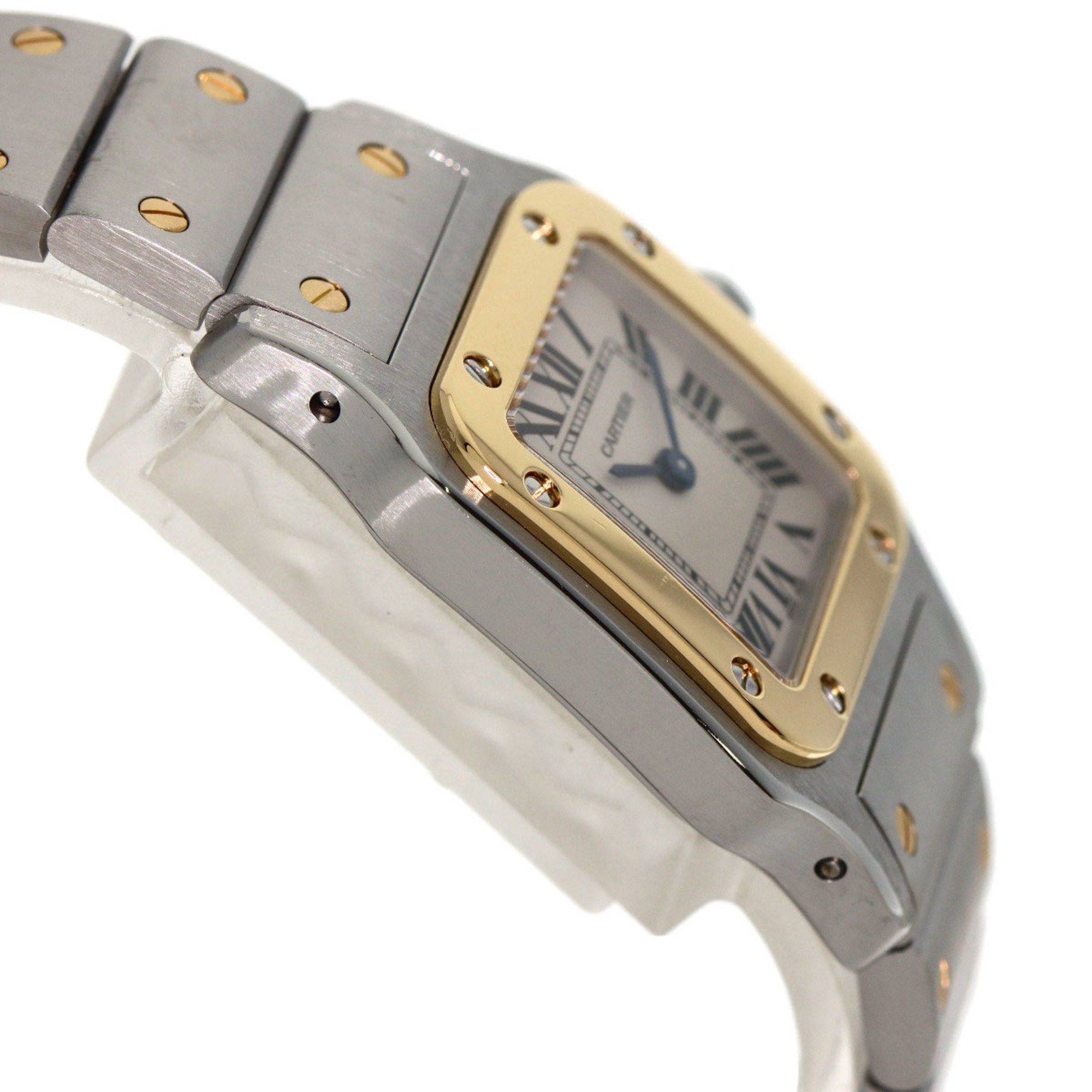 Cartier W20012C4 Santos Galbe SM Watch Stainless Steel SSxK18YG Women's CARTIER