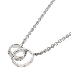 Cartier Baby Love Necklace K18 White Gold Women's CARTIER