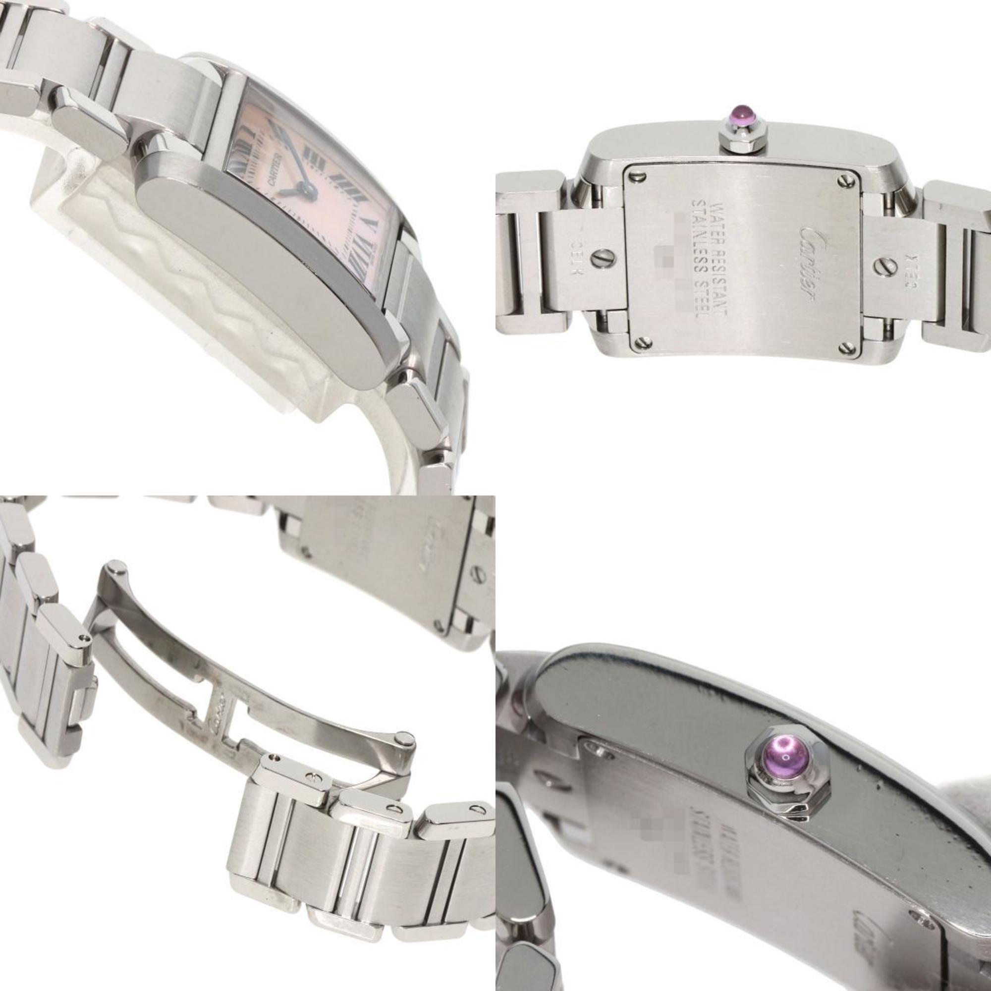 Cartier W51028Q3 Tank Francaise SM Watch Stainless Steel SS Ladies CARTIER