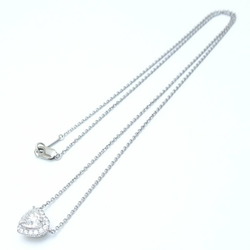 HARRY WINSTON Harry Winston Heart Shape Micro Pave Necklace Diamond 0.75ct E.VVS2 PIDPHS010MIC Pt950 Platinum 292670