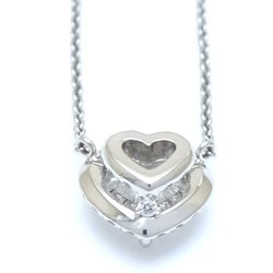 HARRY WINSTON Harry Winston Heart Shape Micro Pave Necklace Diamond 0.75ct E.VVS2 PIDPHS010MIC Pt950 Platinum 292670