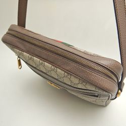 GUCCI Ophidia 547934 Shoulder Bag Coated Canvas Beige 252227