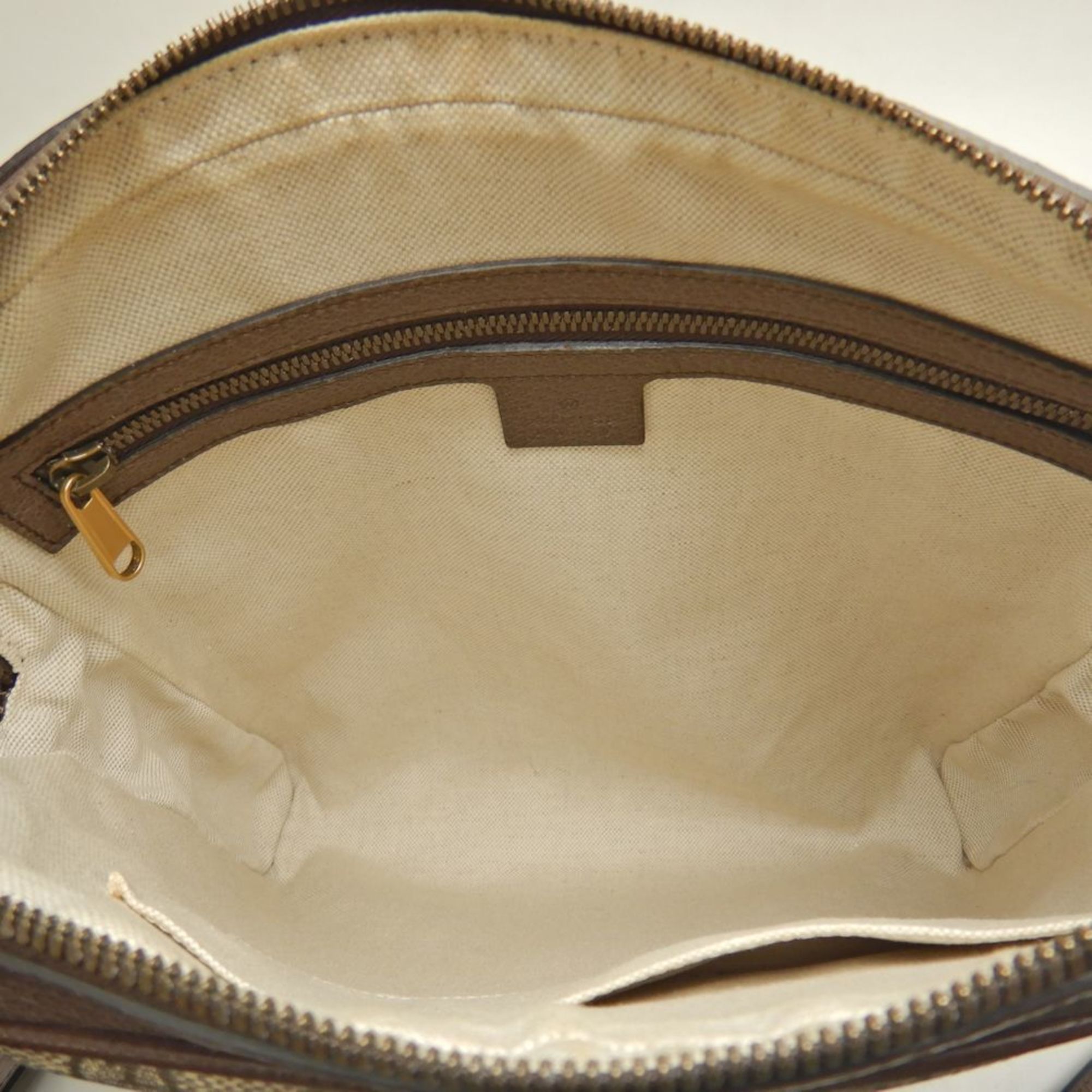 GUCCI Ophidia 547934 Shoulder Bag Coated Canvas Beige 252227