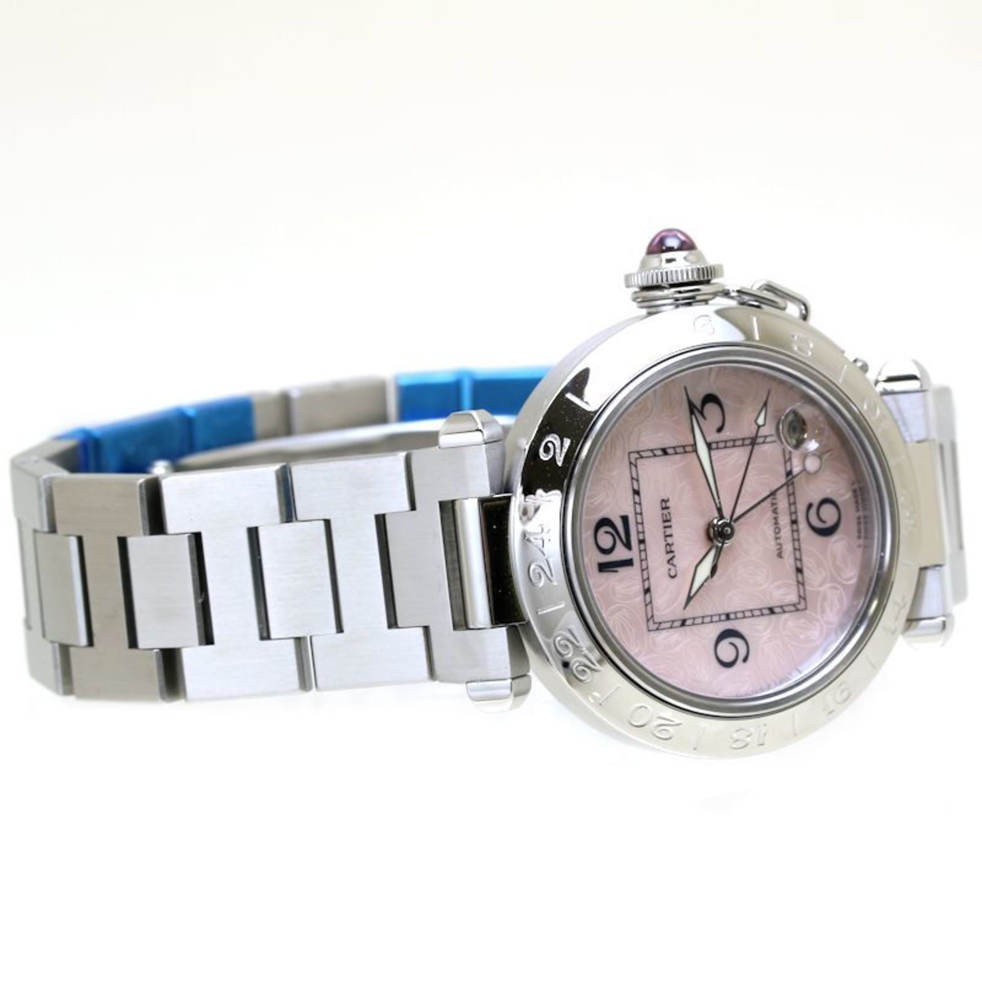 CARTIER Pasha C Meridian GMT 2004 Limited Edition W3107099 Stainless Steel Boys 39661 Watch