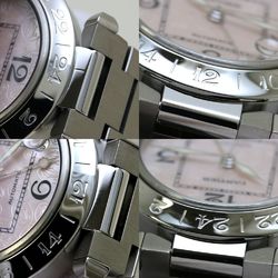 CARTIER Pasha C Meridian GMT 2004 Limited Edition W3107099 Stainless Steel Boys 39661 Watch