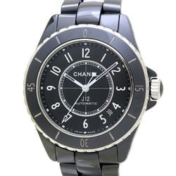 CHANEL J12 Caliber 12.1 H5697 Black Ceramic x Stainless Steel Men's 39670 Watch