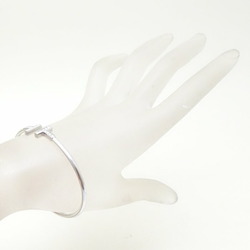 TIFFANY&Co. Tiffany T Wire Bangle Diamond Medium K18WG White Gold 292597