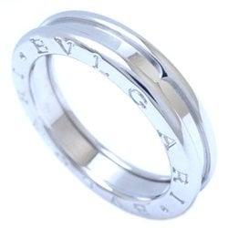 BVLGARI B.zero1 Ring 1 Band XS #58 K18WG White Gold 292663