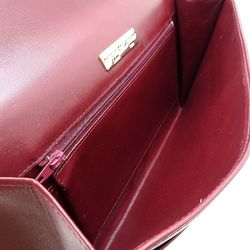 CARTIER Cartier Second Bag Clutch Must Line Leather Bordeaux 351802