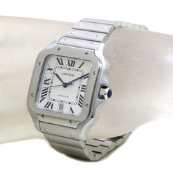 CARTIER Santos de Cartier LM WSSA0009 Stainless Steel Men's Watch 39647