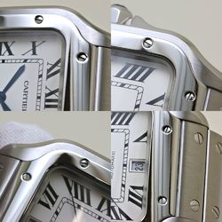 CARTIER Santos de Cartier LM WSSA0009 Stainless Steel Men's Watch 39647