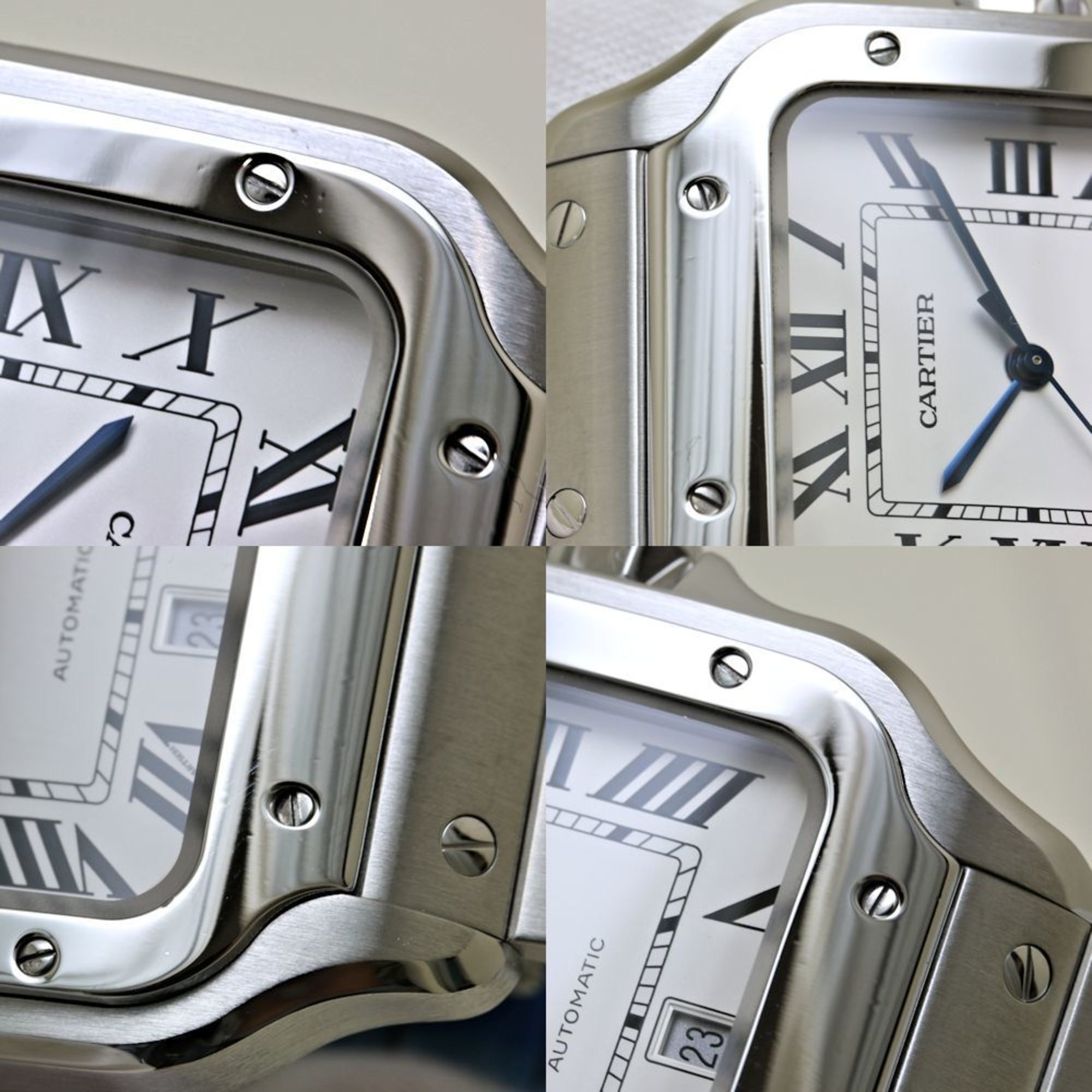 CARTIER Santos de Cartier LM WSSA0009 Stainless Steel Men's Watch 39647