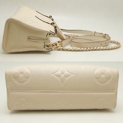 LOUIS VUITTON Louis Vuitton Monogram Empreinte On the Go EW M23698 Handbag Crème 252215