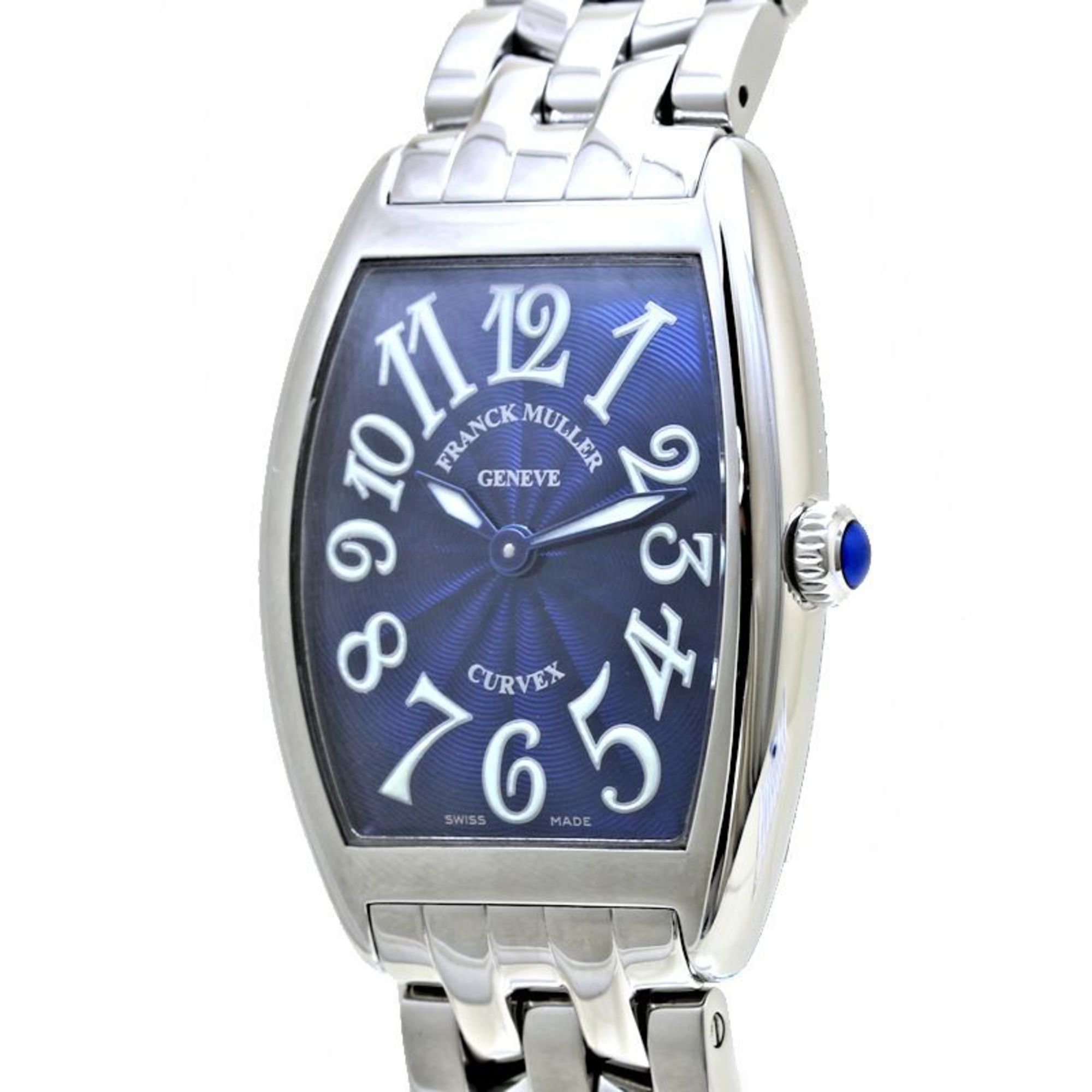 FRANCK MULLER Tono Curvex 1752 AC Stainless Steel Ladies Watch 39664