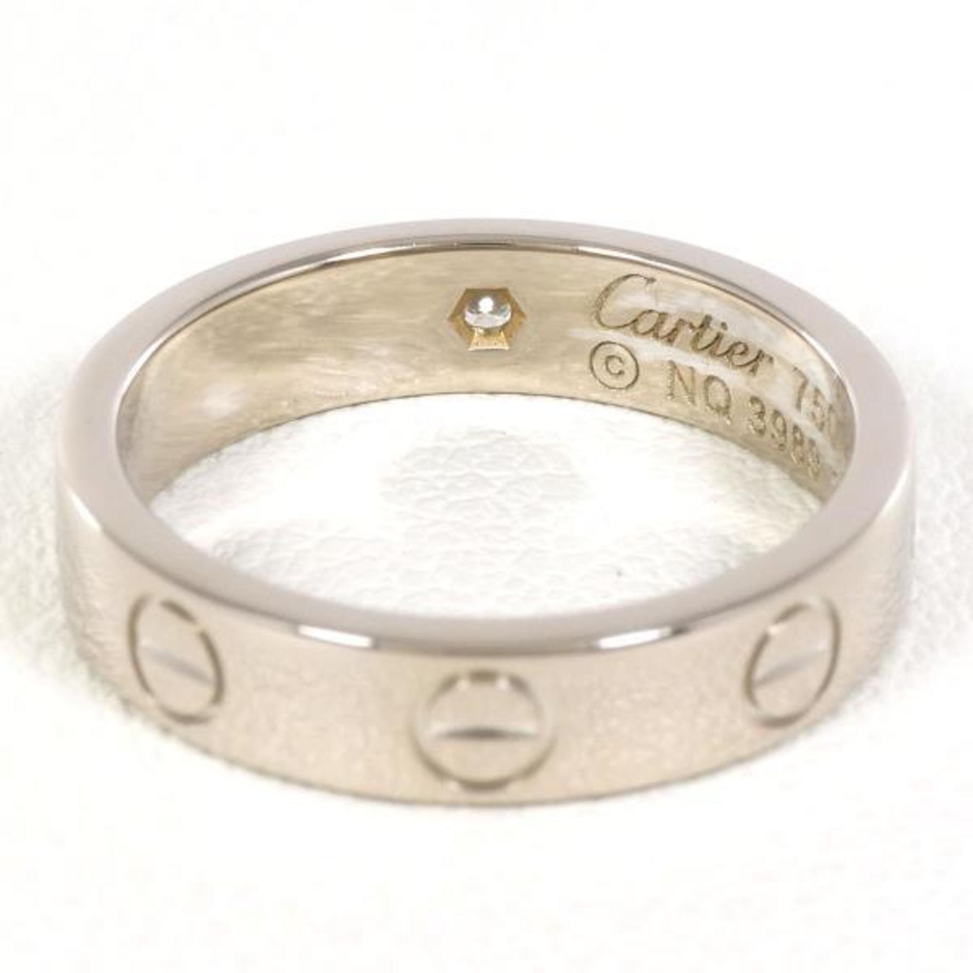 Cartier Love K18WG Ring Diamond Total weight approx. 4.1g