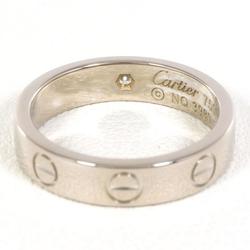 Cartier Love K18WG Ring Diamond Total weight approx. 4.1g