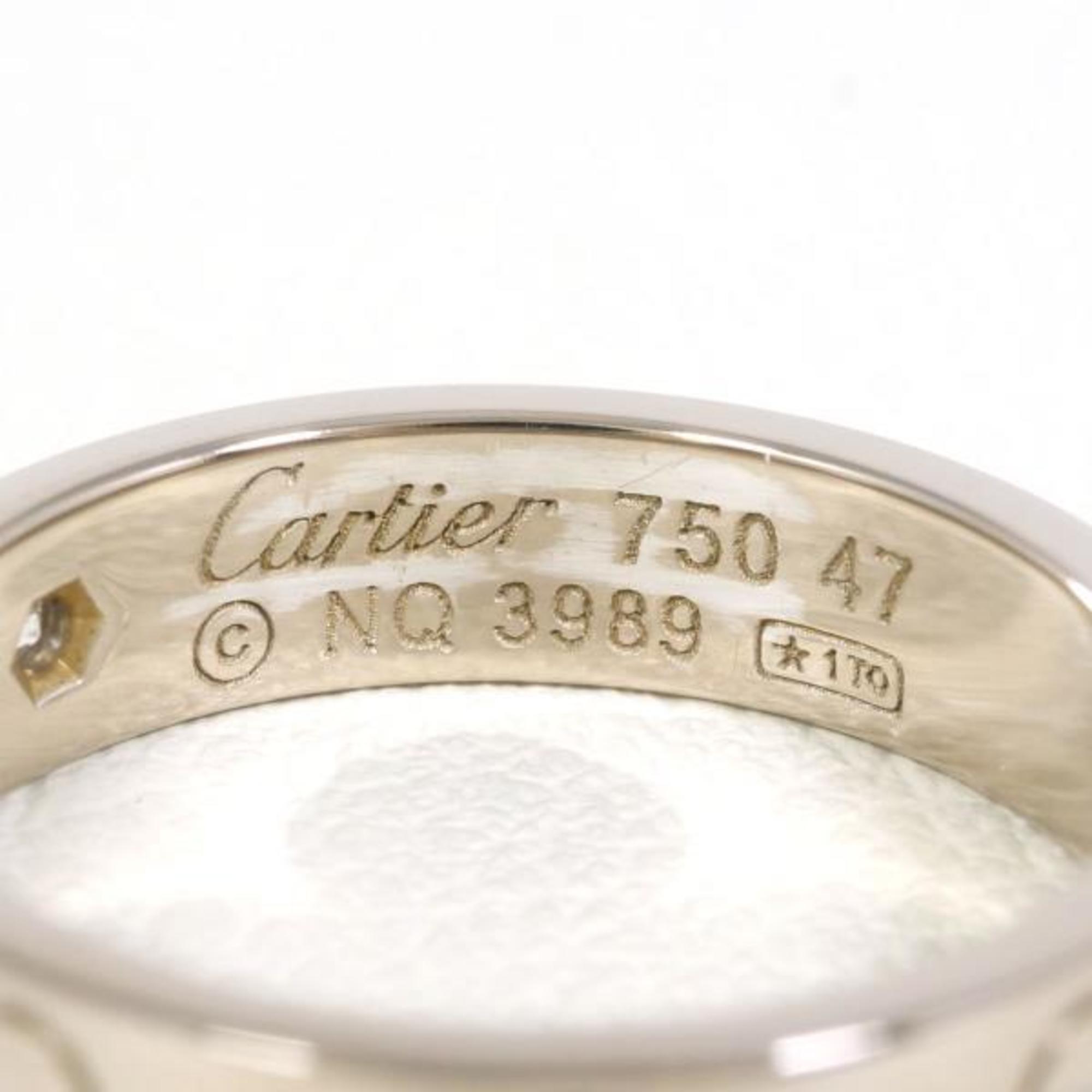 Cartier Love K18WG Ring Diamond Total weight approx. 4.1g