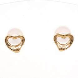 Tiffany Heart K18PG Earrings Total weight approx. 0.9g