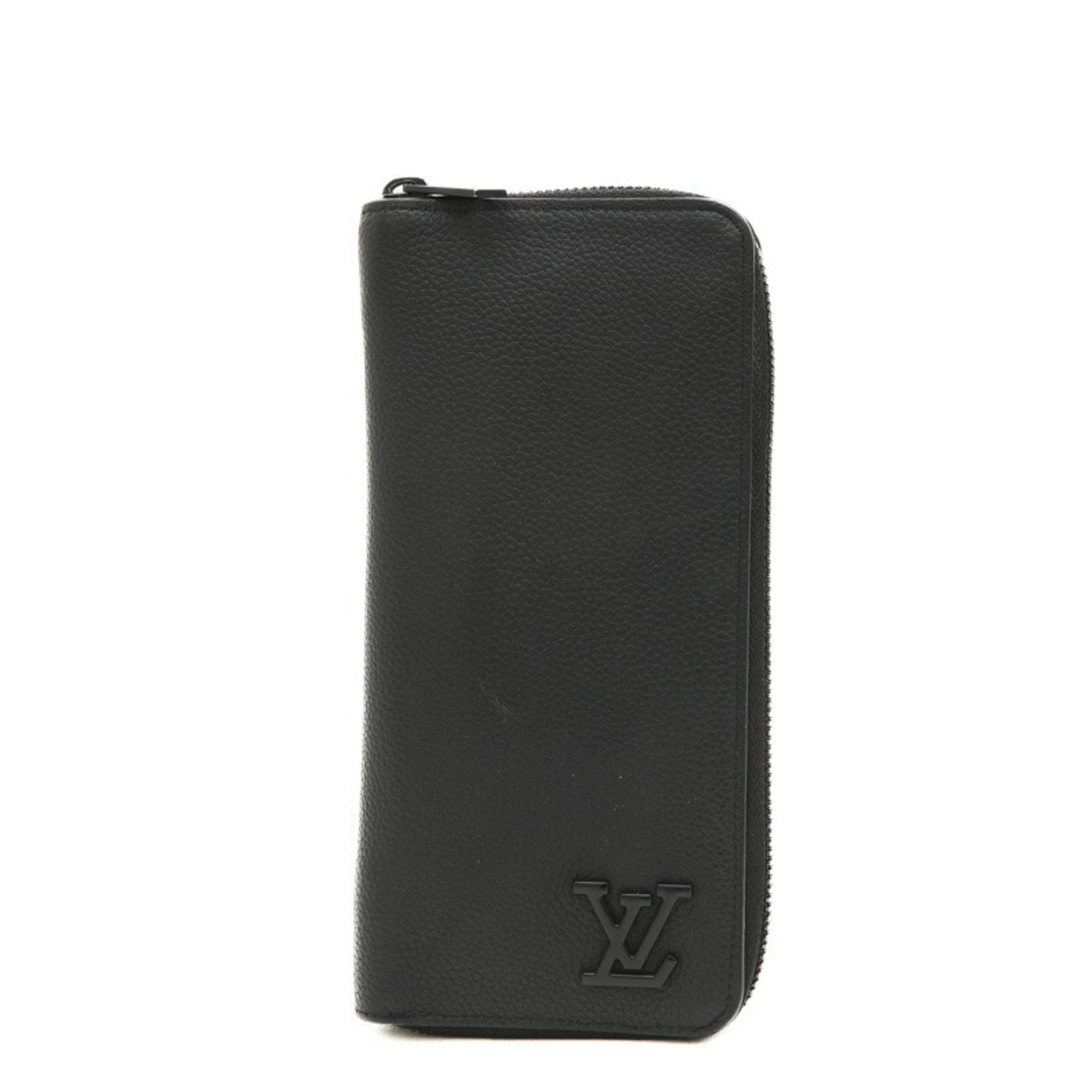 Louis Vuitton LV Aerogram Zippy Wallet Vertical Long Leather Noir M81743