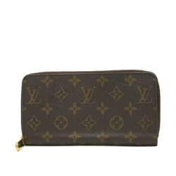 Louis Vuitton Monogram Zippy Wallet Round Long Coquelicot M41896