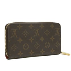 Louis Vuitton Monogram Zippy Wallet Round Long Coquelicot M41896