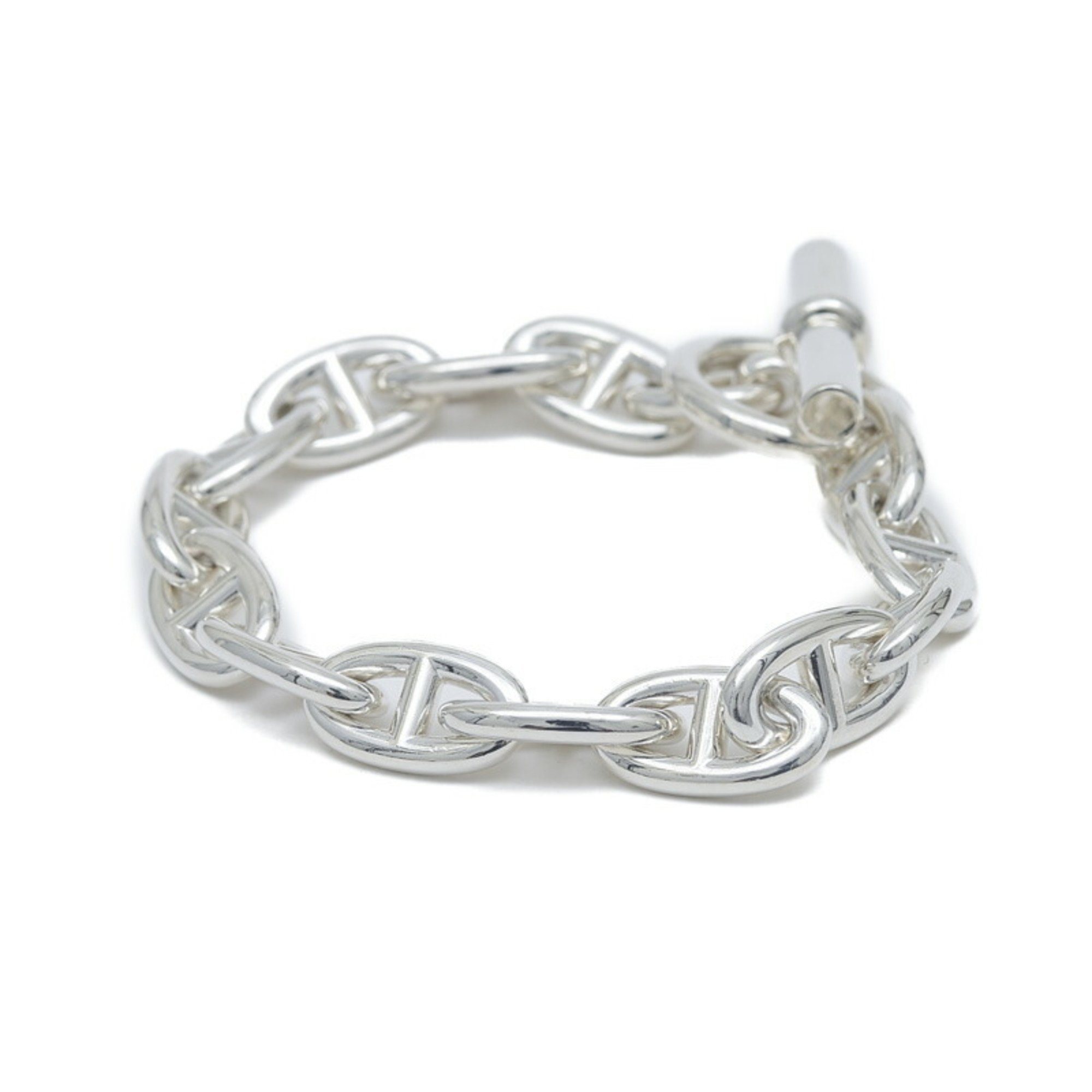 Hermes Chaine d'Ancre Bracelet GM Silver SV925 14 Links