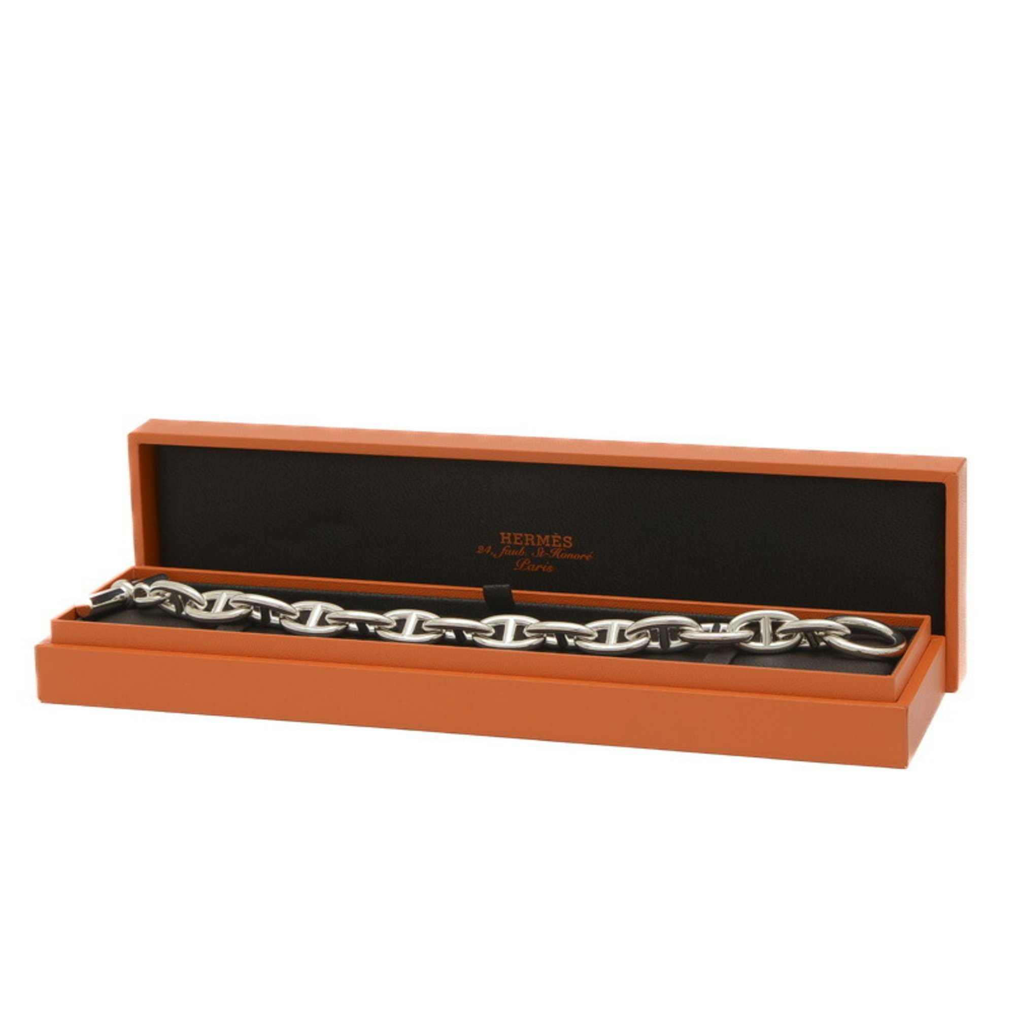 Hermes Chaine d'Ancre Bracelet GM Silver SV925 14 Links