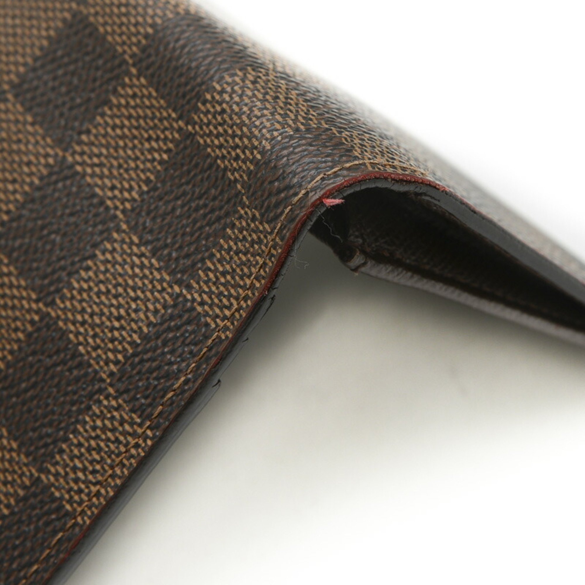 Louis Vuitton Damier Portefeuille Brazza Bi-fold Long Wallet N60017