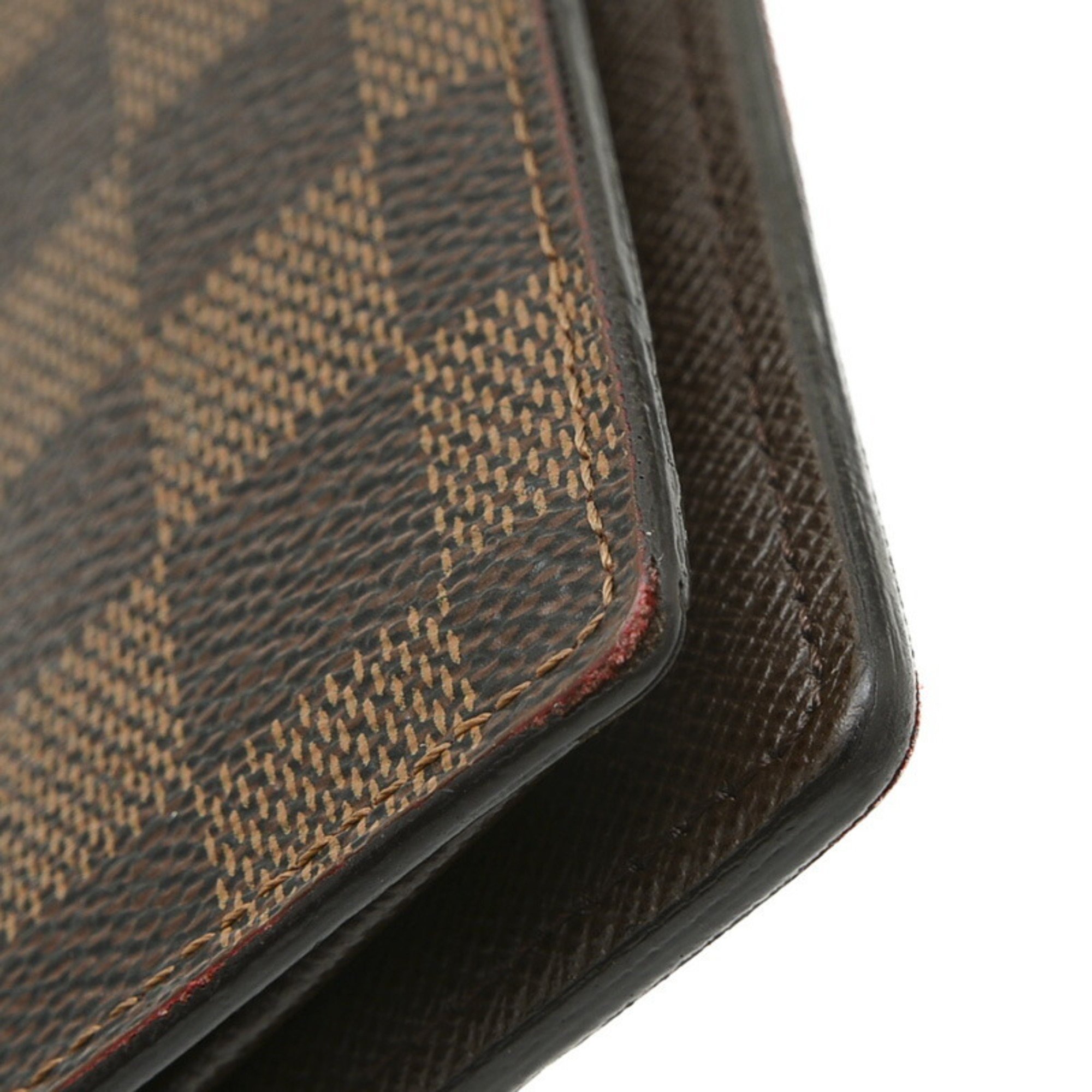 Louis Vuitton Damier Portefeuille Brazza Bi-fold Long Wallet N60017