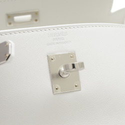 Hermes Kelly Move Shoulder Bag Swift New White W Engraved