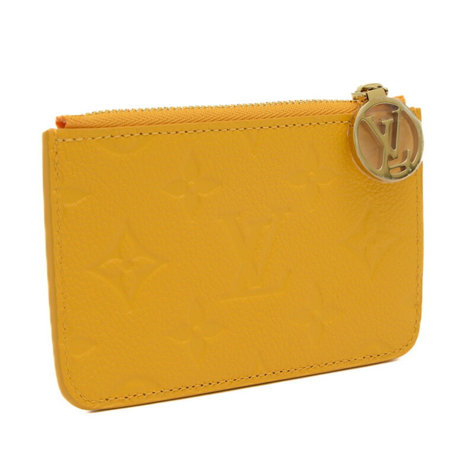 Louis Vuitton Monogram Empreinte Porte-Cartolemy Wallet/Coin Case Jaune D'or M11412