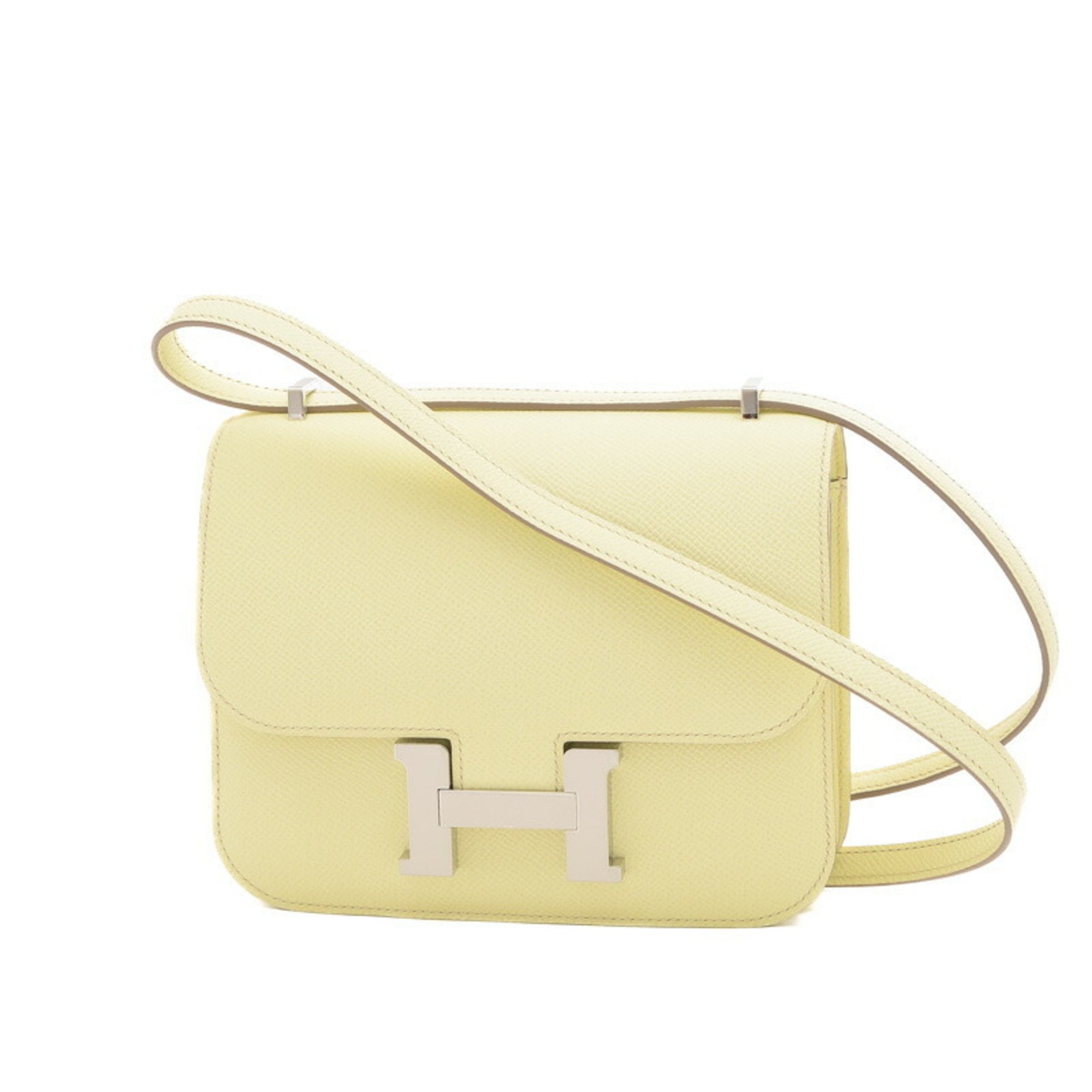 Hermes Constance 18 Miroir Handbag Epson Jaune Milton W Engraved