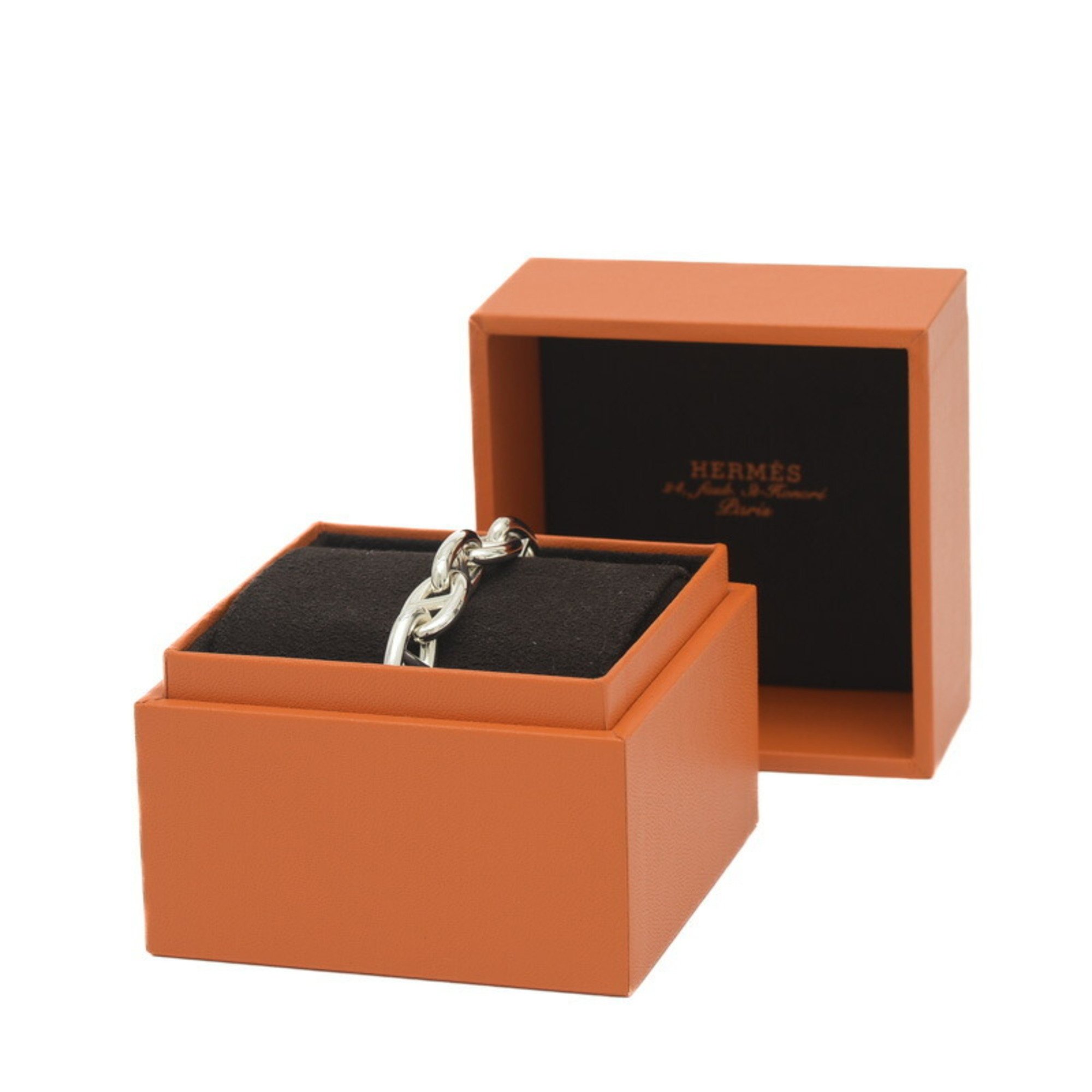 Hermes Chaine d'Ancre Bracelet GM Silver SV925 12 Links