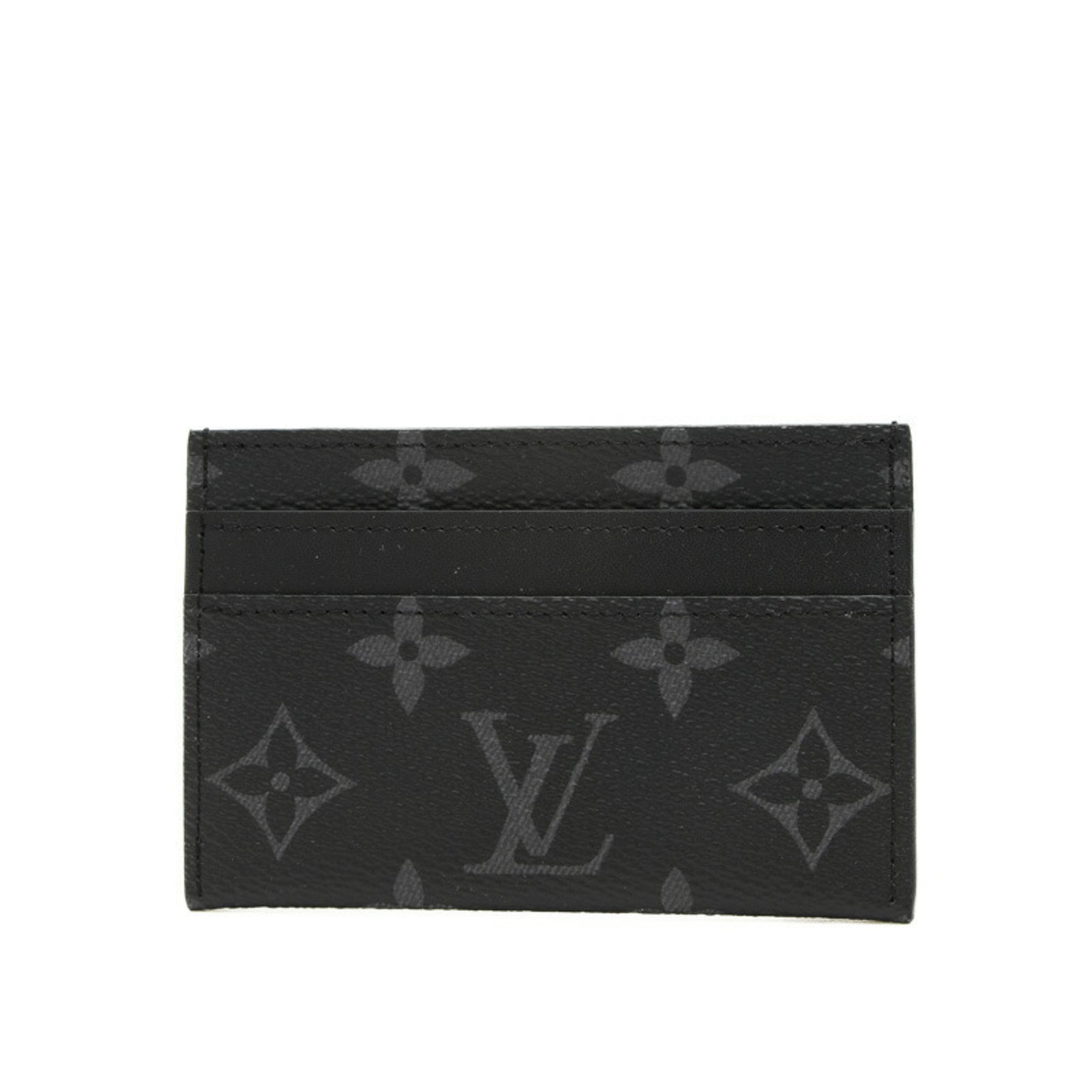 Louis Vuitton Monogram Eclipse Business Card Holder/Card Case Porto Carte Double M62170