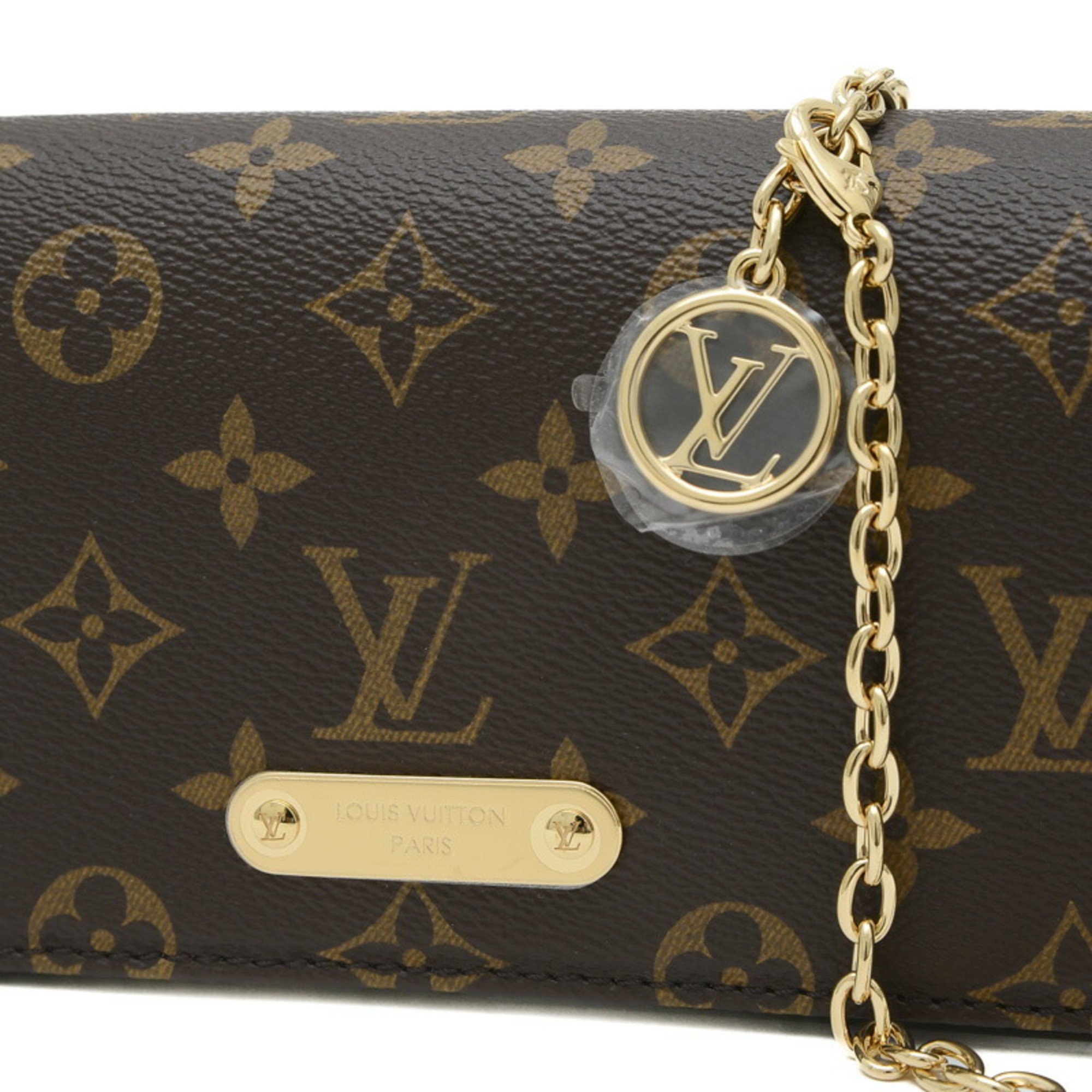 Louis Vuitton Monogram Wallet on Chain Lily Shoulder Bag M82509