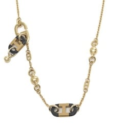 Hermes Chaine d'Ancre Sur Mer Necklace Metal Buffalo Horn Gold