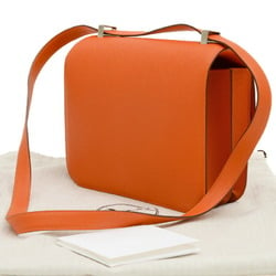 Hermes Constance 24 Handbag Epson Orange Poppy X Stamp