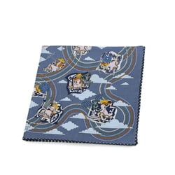 Hermes Carre 45 Gavroche Scarf Flying Blue 100% Silk