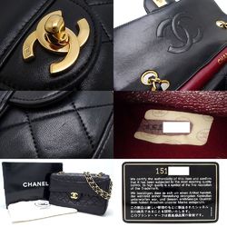 CHANEL Chain Shoulder A2200 Bag Lambskin Black 351781