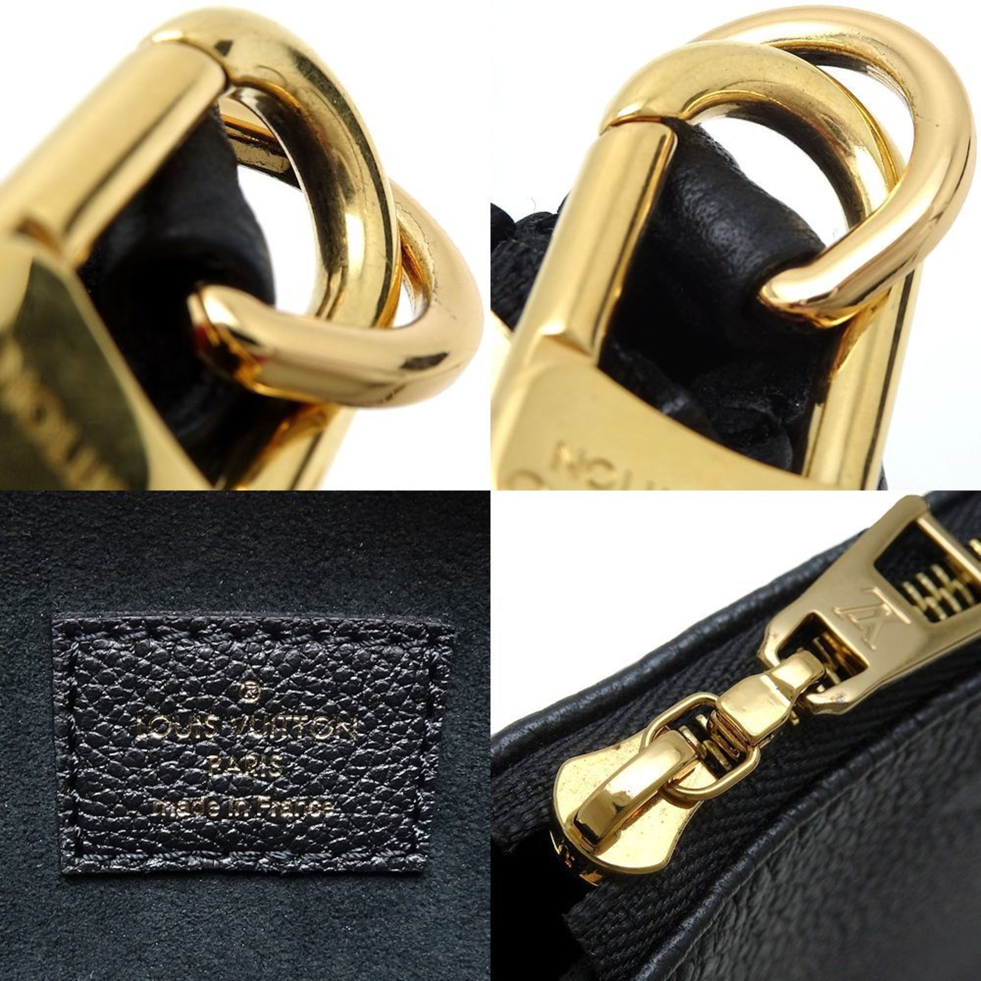 LOUIS VUITTON Louis Vuitton Monogram Empreinte Multi Pochette Accessoires M80399 Shoulder Bag Noir 351788