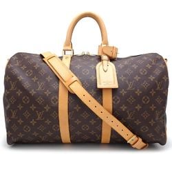 LOUIS VUITTON Louis Vuitton Monogram Keepall Bandouliere 45 M41418 Boston Bag Brown 351767