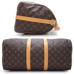 LOUIS VUITTON Louis Vuitton Monogram Keepall Bandouliere 45 M41418 Boston Bag Brown 351767