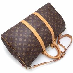 LOUIS VUITTON Louis Vuitton Monogram Keepall Bandouliere 45 M41418 Boston Bag Brown 351767