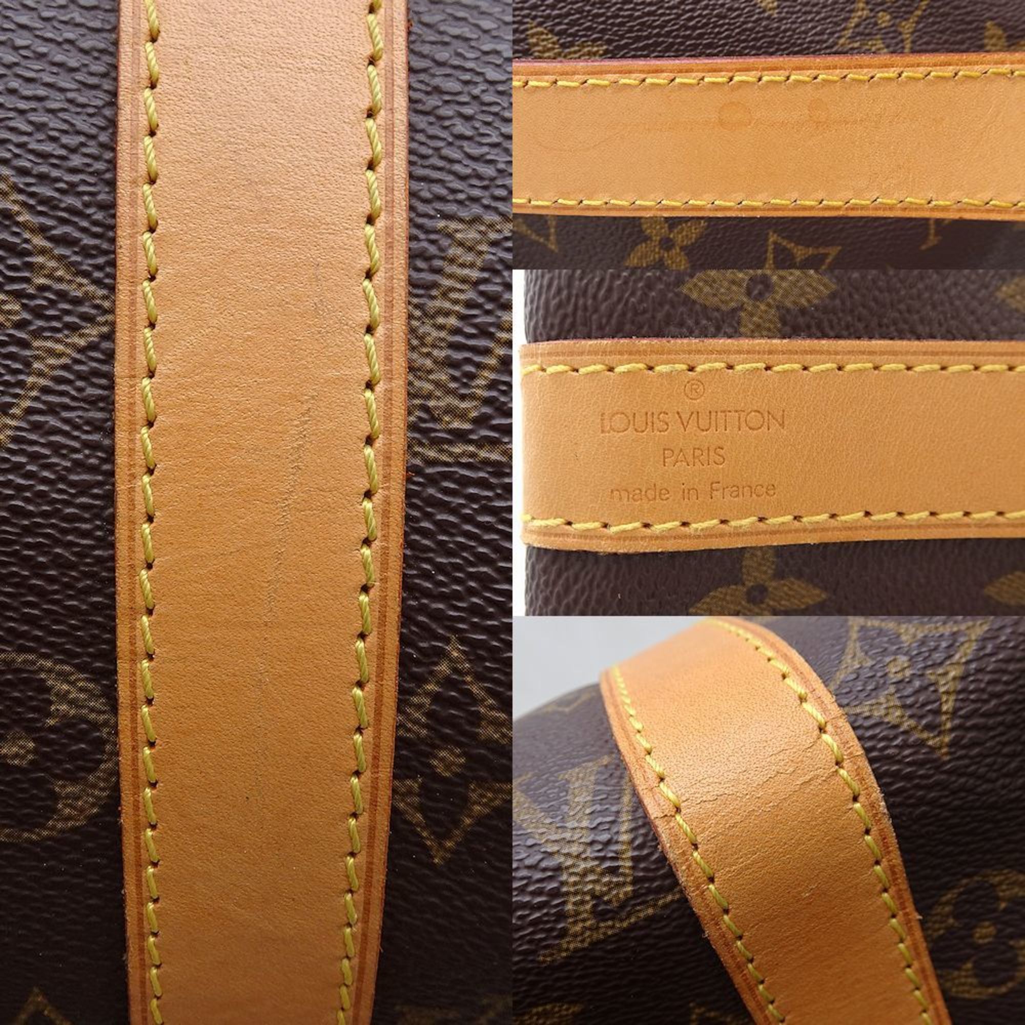 LOUIS VUITTON Louis Vuitton Monogram Keepall Bandouliere 45 M41418 Boston Bag Brown 351767