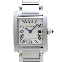 CARTIER Tank Francaise SM Final Model W51008Q3 Stainless Steel Ladies 39659 Watch