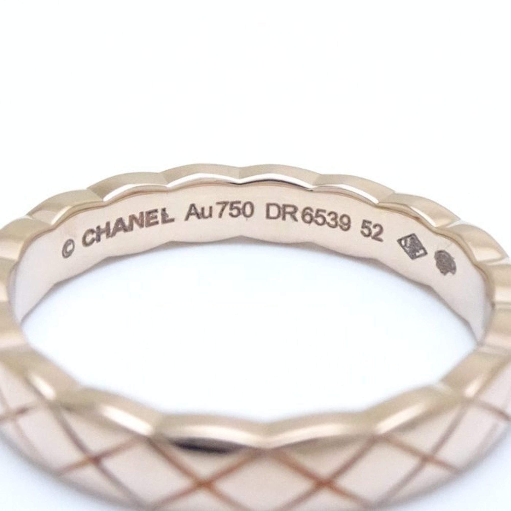 CHANEL Coco Crush Ring Model #52 J11785 K18BG Beige Gold 292603