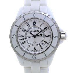 CHANEL J12 Early Model H0968 White Ceramic x Stainless Steel Ladies 39669 Watch