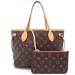 LOUIS VUITTON Louis Vuitton Monogram Neverfull PM M41245 Tote Bag Pivoine Brown 351784